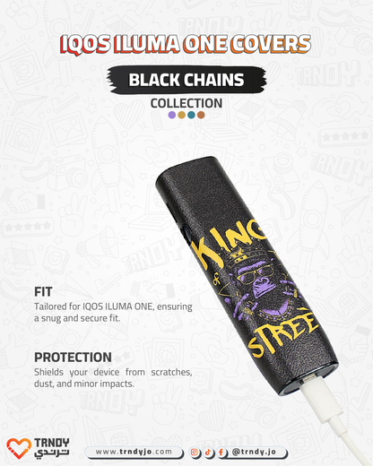 CoverX - Iqos ILUMA ONE - Black Chains Collection