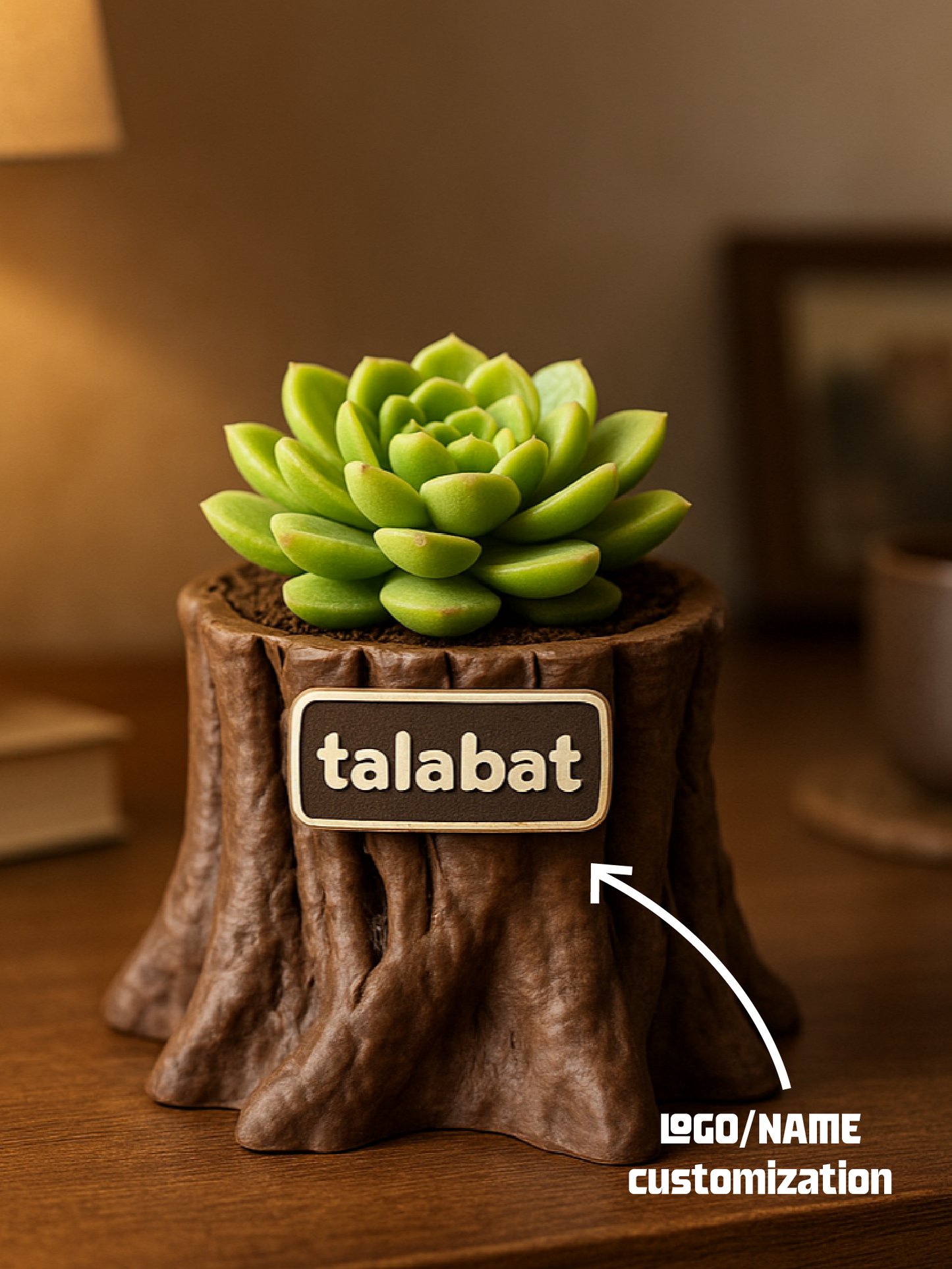 PlantMe - Root Rise Planter Pot (Logo/Name Customized)