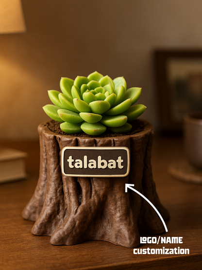 PlantMe - Root Rise Planter Pot (Logo/Name Customized)