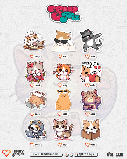 SnapPix Stickers - Collection 006