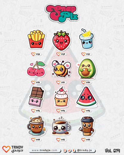 SnapPix Stickers - Collection 014