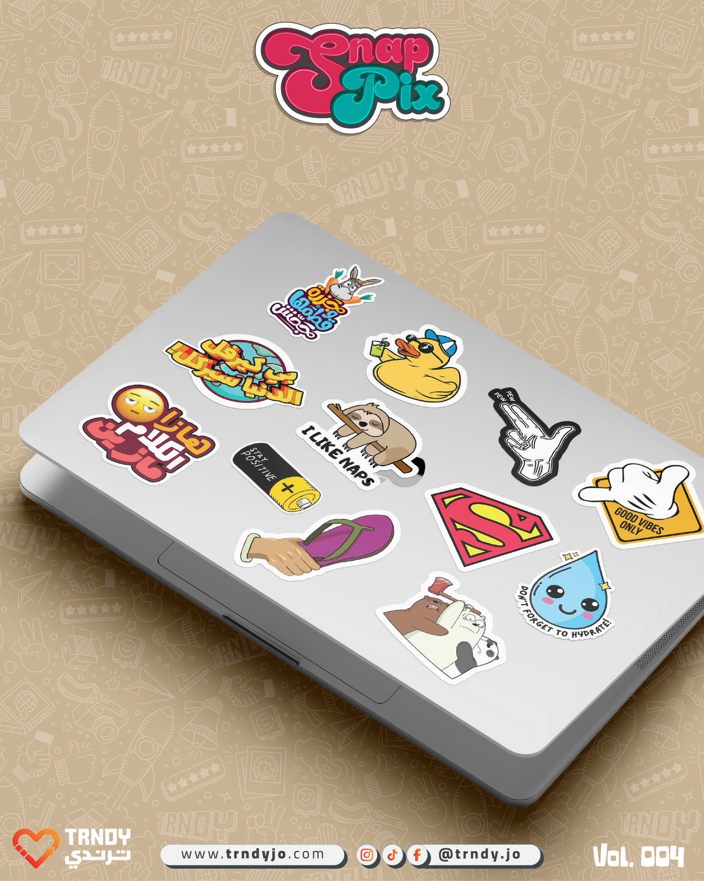 SnapPix Stickers - Collection 004