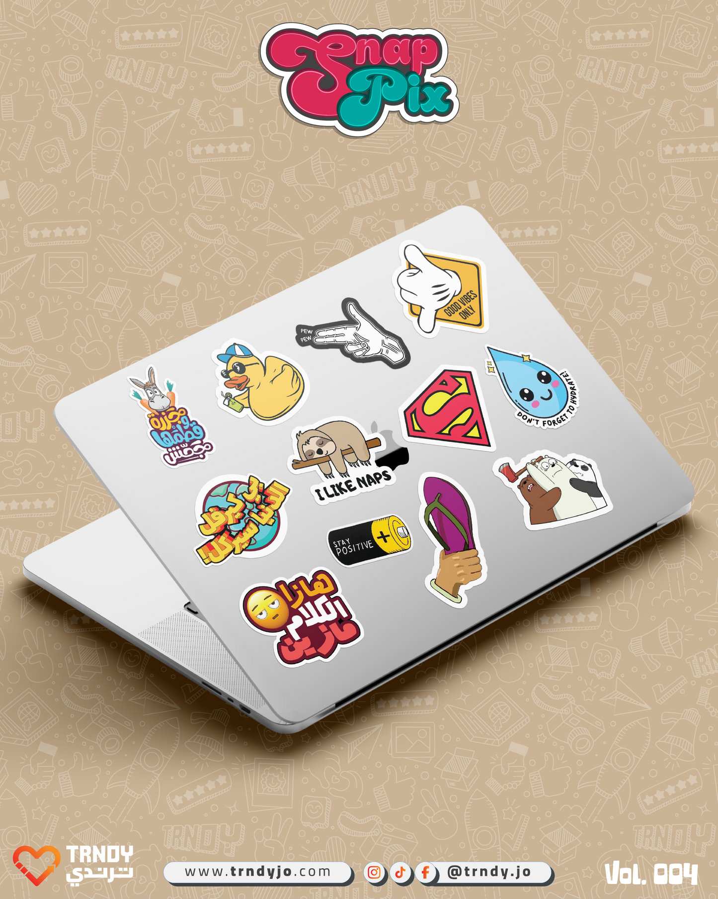 SnapPix Stickers - Collection 004