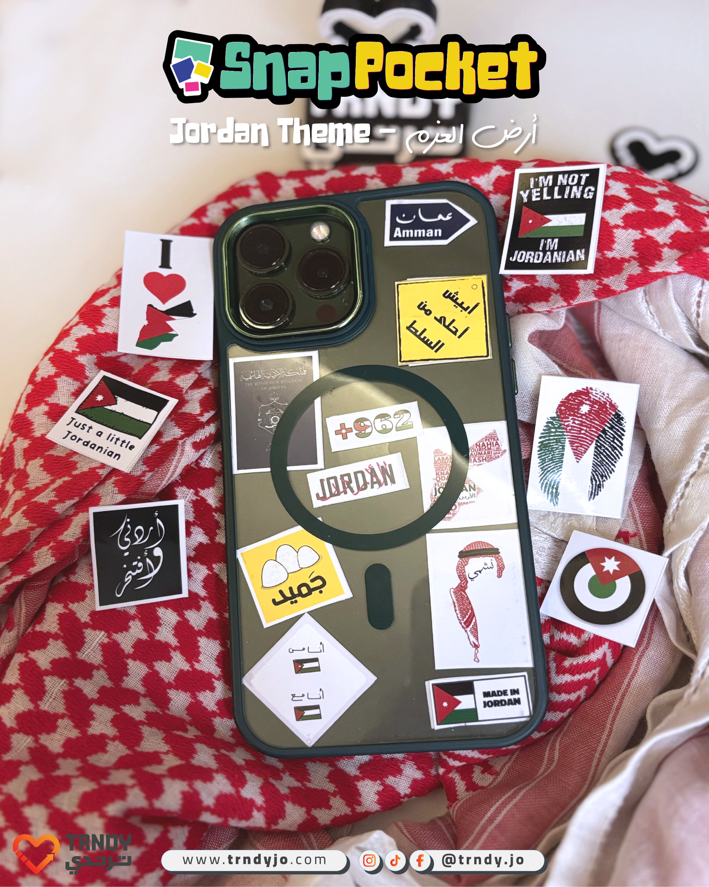 SnapPocket - Mini Random Stickers (Jordan Theme)