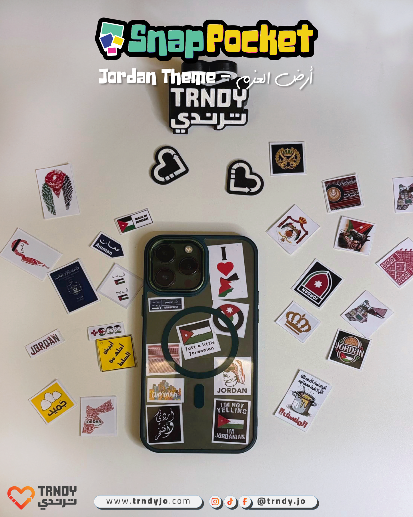 SnapPocket - Mini Random Stickers (Jordan Theme)