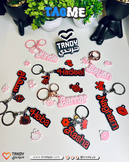 TagMe Name - Customized Female Name Keychain 👧🏻