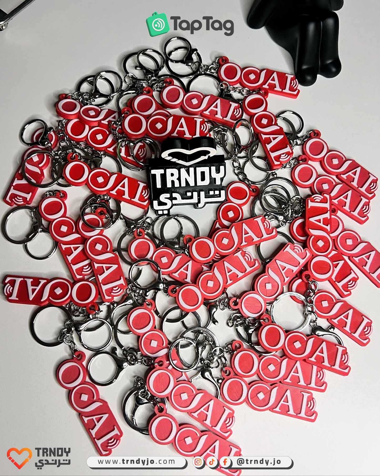 TapTag - Customized Logo NFC Keychain