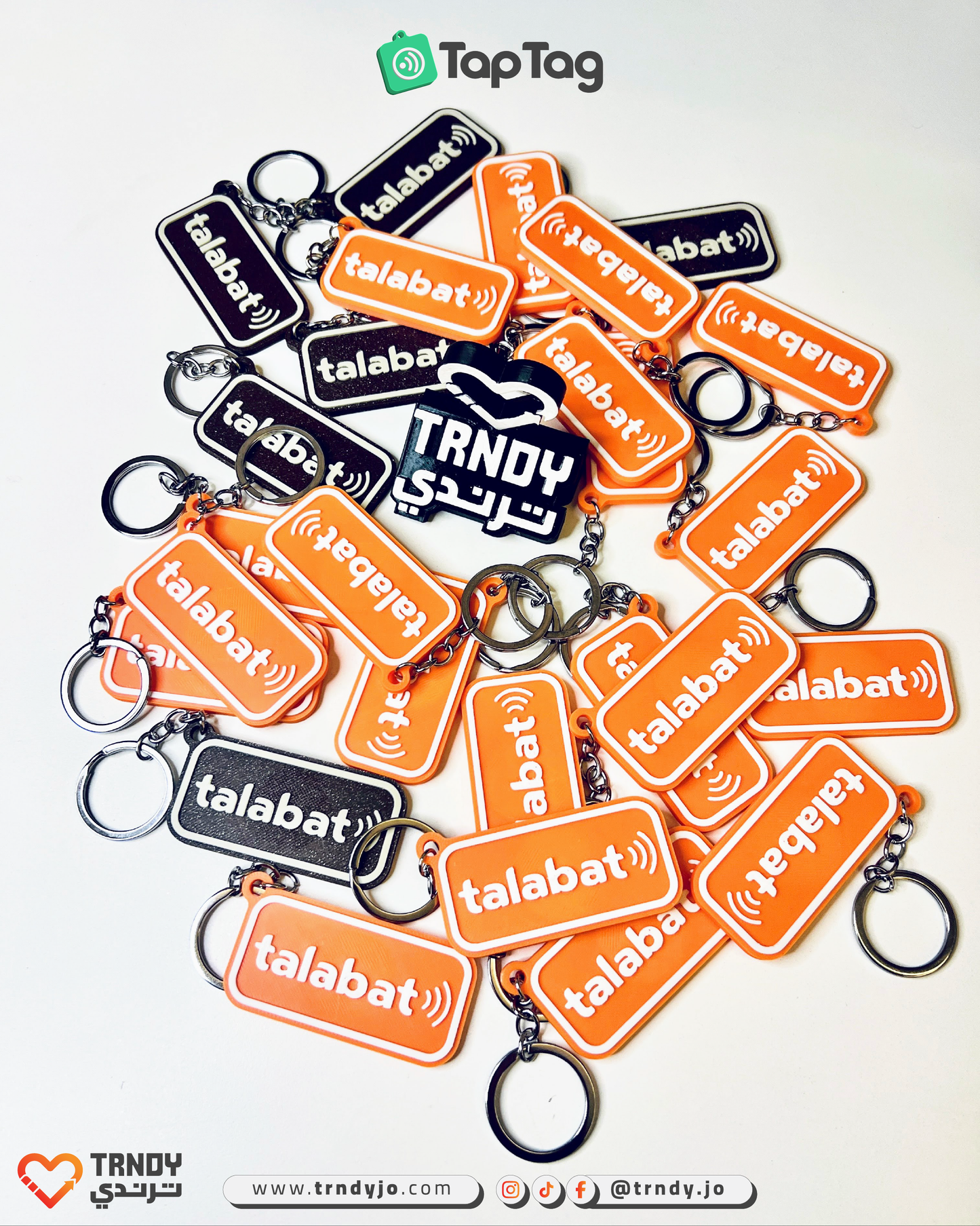 TapTag - Customized Logo NFC Keychain