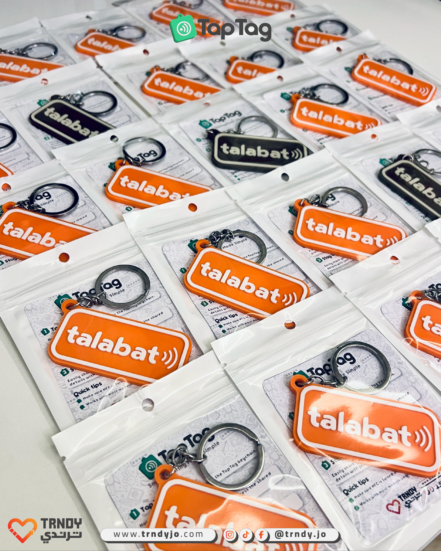 TapTag - Customized Logo NFC Keychain