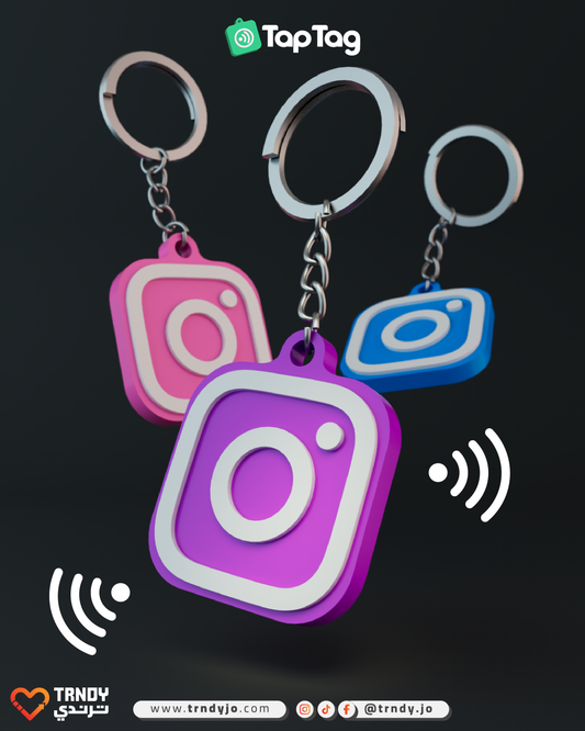 TapTag - Instagram Icon NFC Keychain