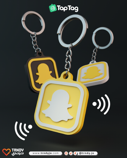 TapTag - Snapchat NFC Keychain