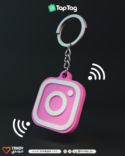 TapTag - Instagram Icon NFC Keychain