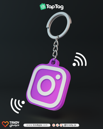 TapTag - Instagram Icon NFC Keychain