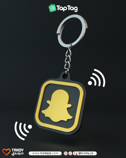 TapTag - Snapchat NFC Keychain