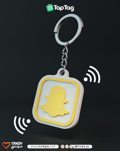 TapTag - Snapchat NFC Keychain