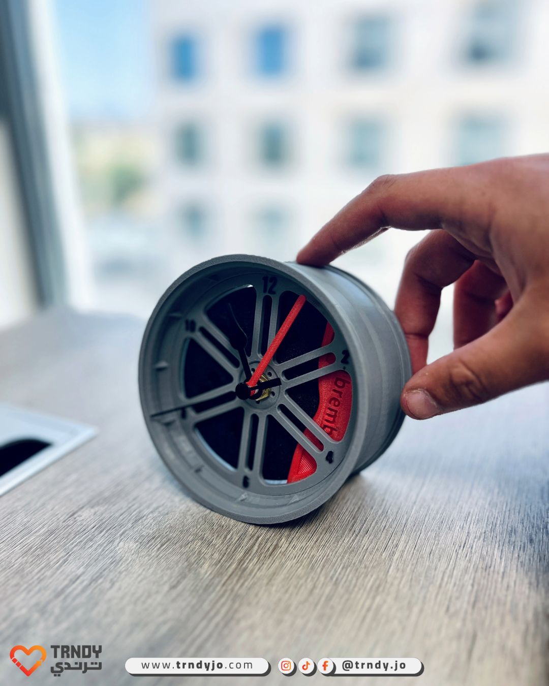 Time to Race! 3D Wheel Rim Clock