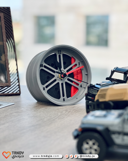 Time to Race! 3D Wheel Rim Clock