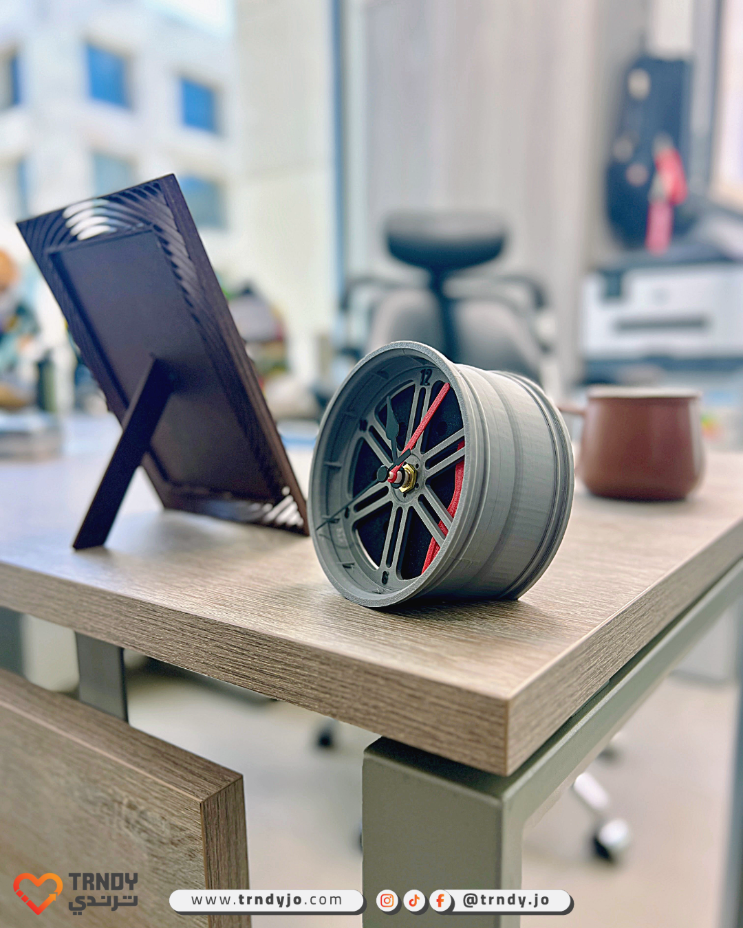 Time to Race! 3D Wheel Rim Clock