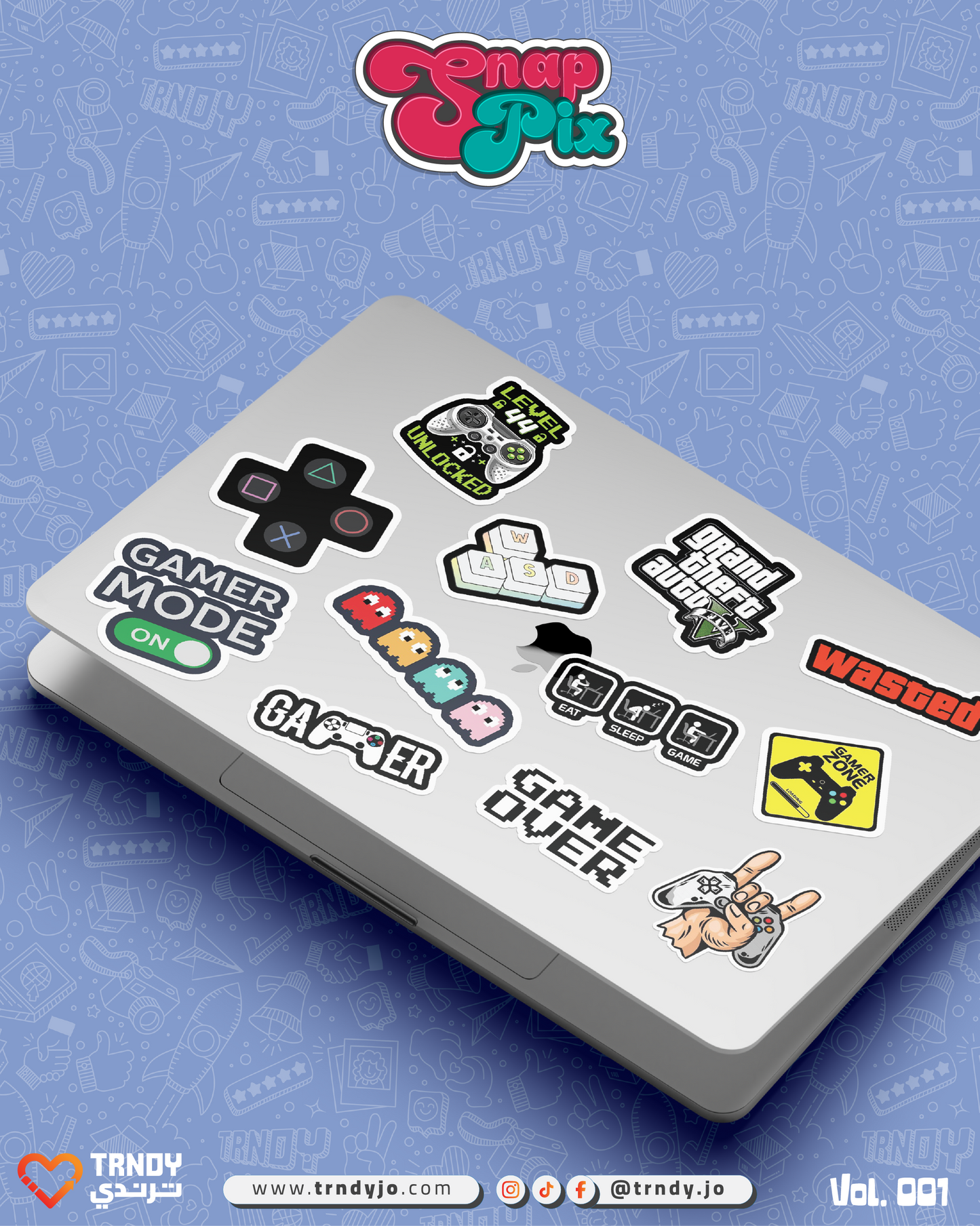 SnapPix Stickers - Collection 001