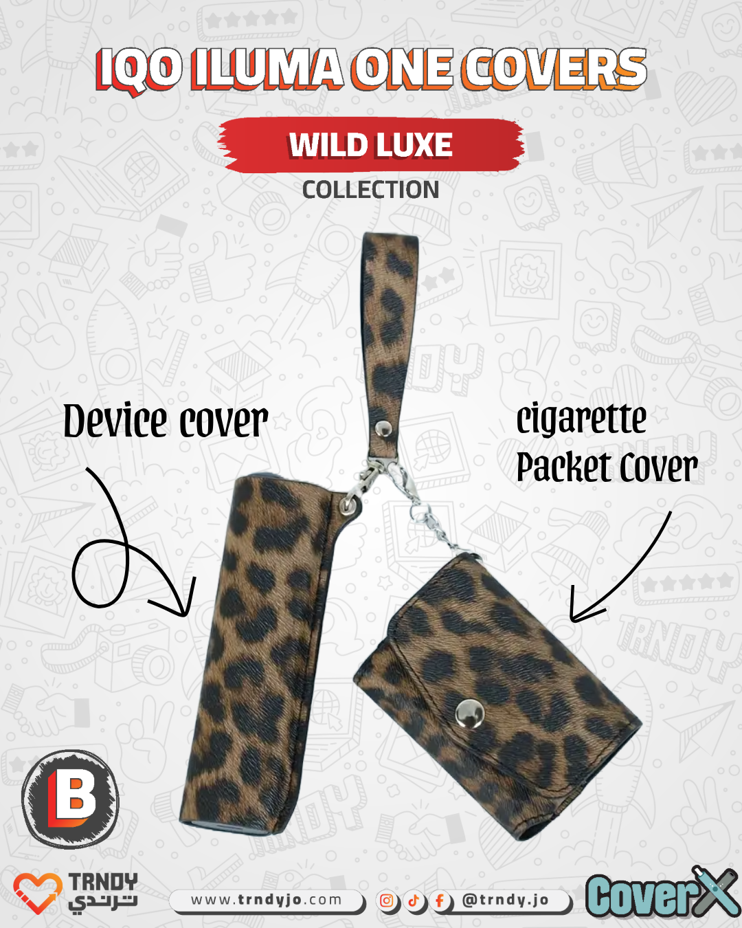 CoverX - IQO ILUMA ONE - Wild Luxe Collection