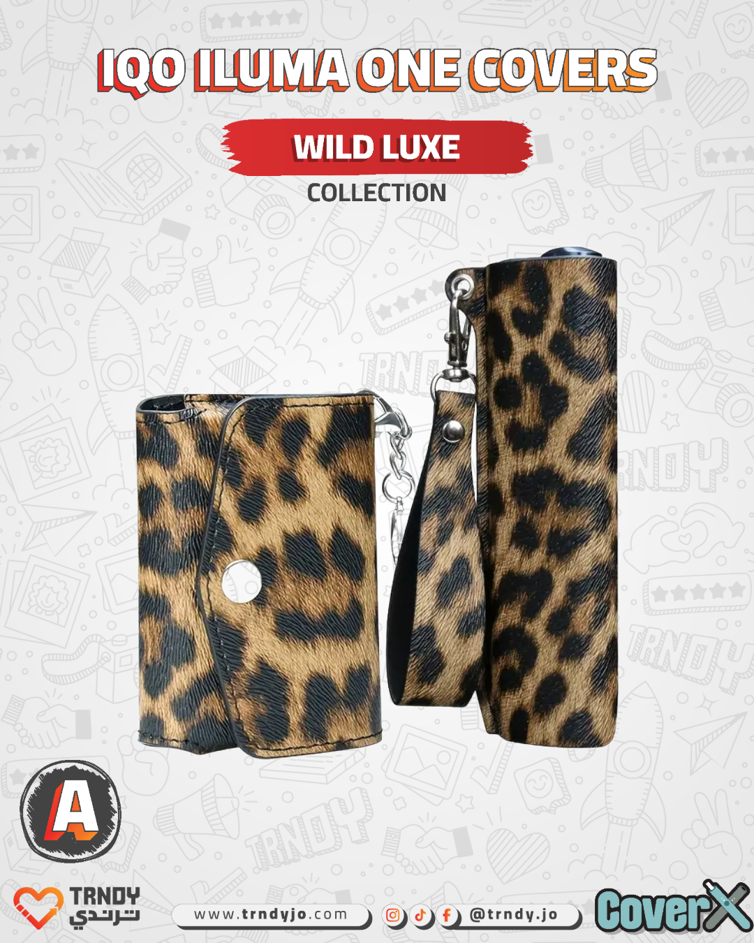 CoverX - IQO ILUMA ONE - Wild Luxe Collection