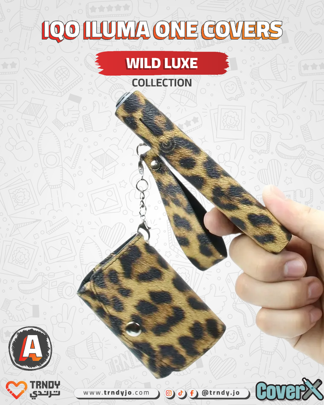 CoverX - IQO ILUMA ONE - Wild Luxe Collection