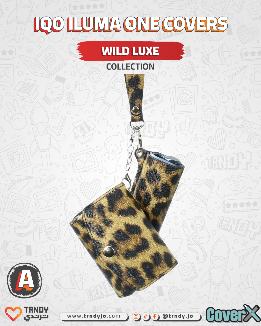 CoverX - IQO ILUMA ONE - Wild Luxe Collection