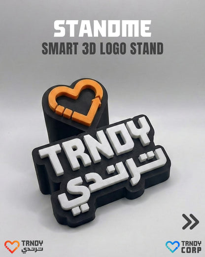 3D Logo Smart Stand - NFC & QR code
