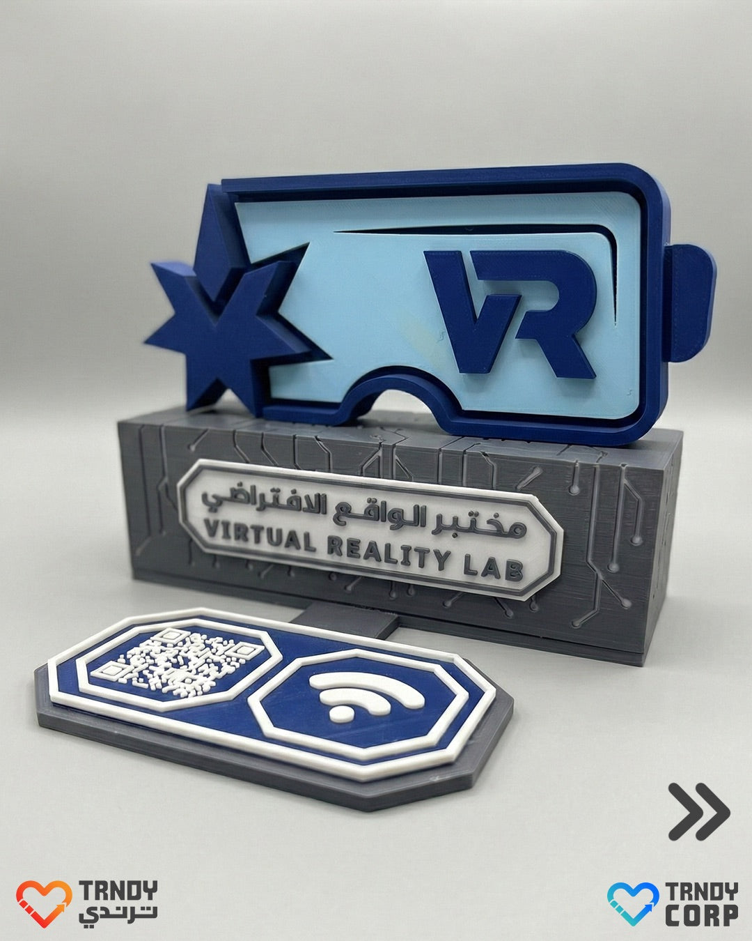3D Logo Smart Stand - NFC & QR code
