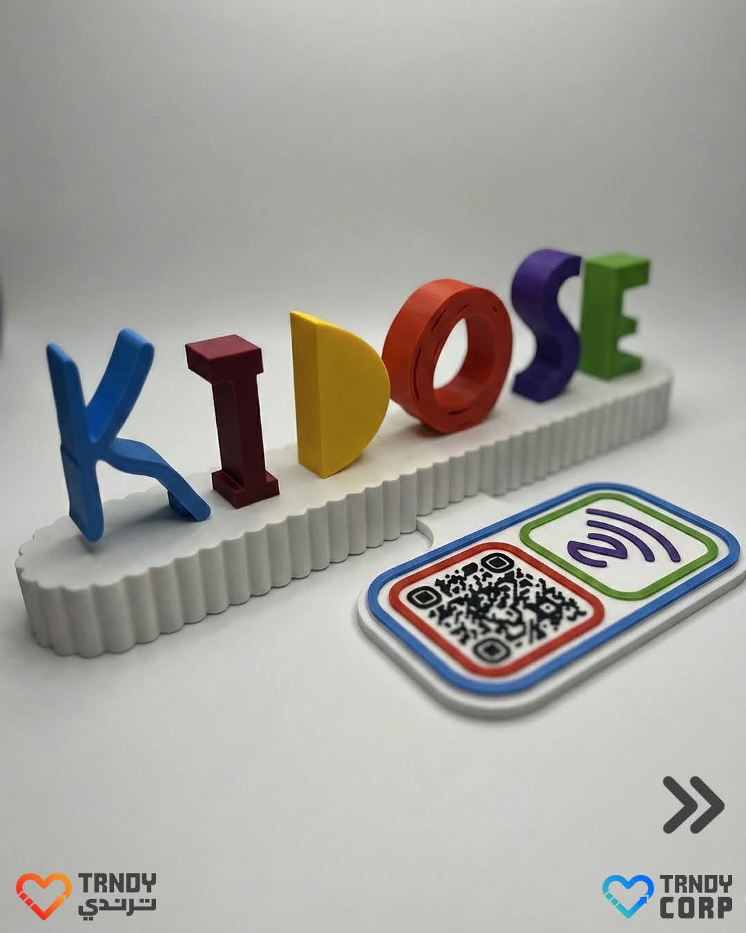 3D Logo Smart Stand - NFC & QR code